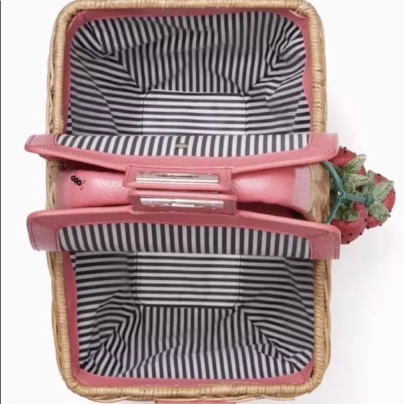 ➕ Kate spade picnic perfect 3D Wicker basket bag - Picture 7 of 8